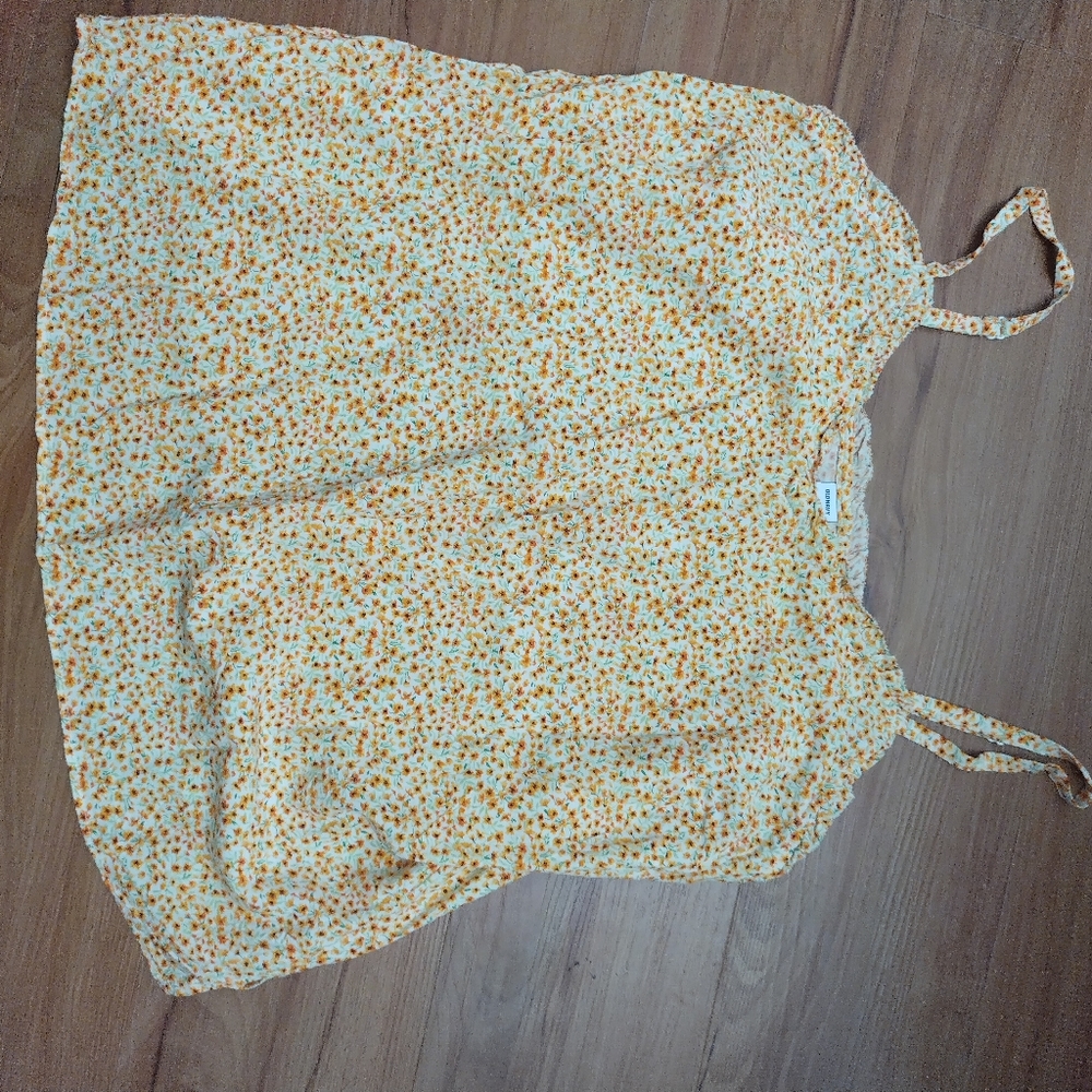 Women's floral design tank top